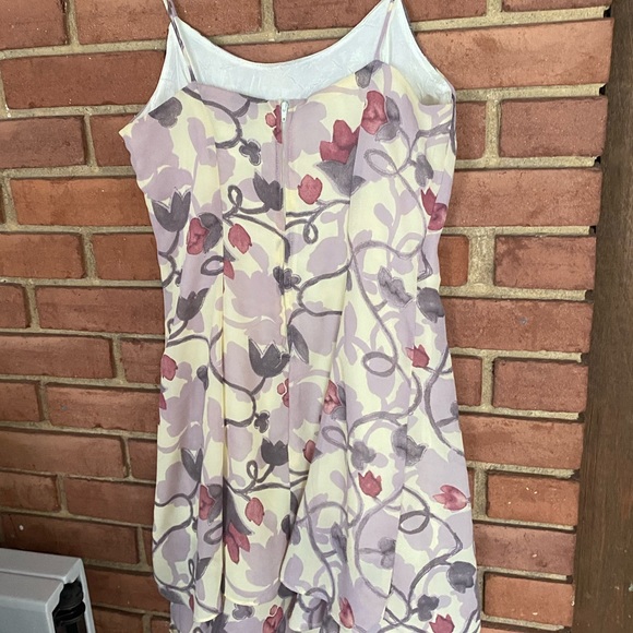 Dainty Vintage Floral Mini Dress Sz Small - Picture 4 of 5